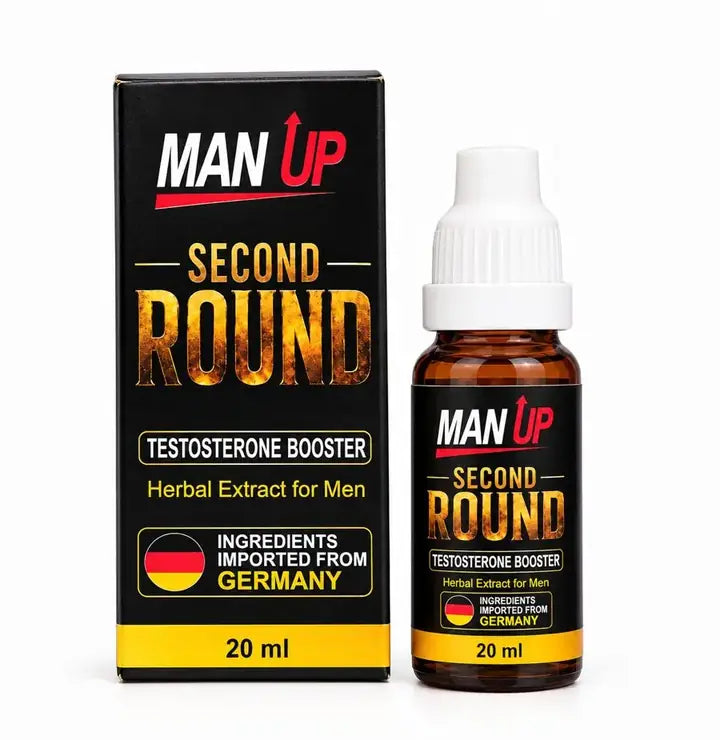 Second Round box and bottle